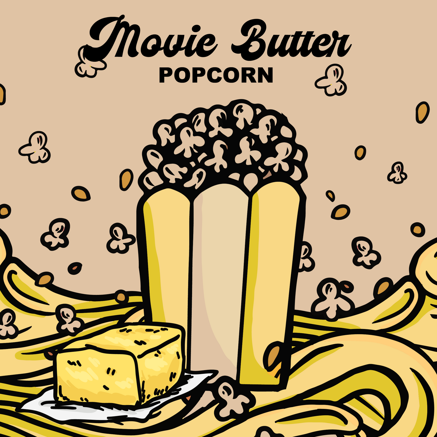 Family enjoying Wild Kernel Co.’s Movie Butter Popcorn during a cozy movie night, celebrating the delicious theater-style experience at home.
