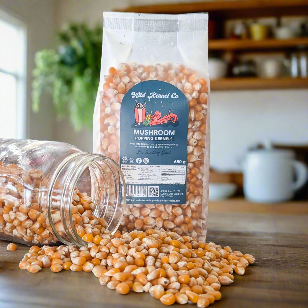 Canadian Mushroom Popcorn | Wild Kernel Co.